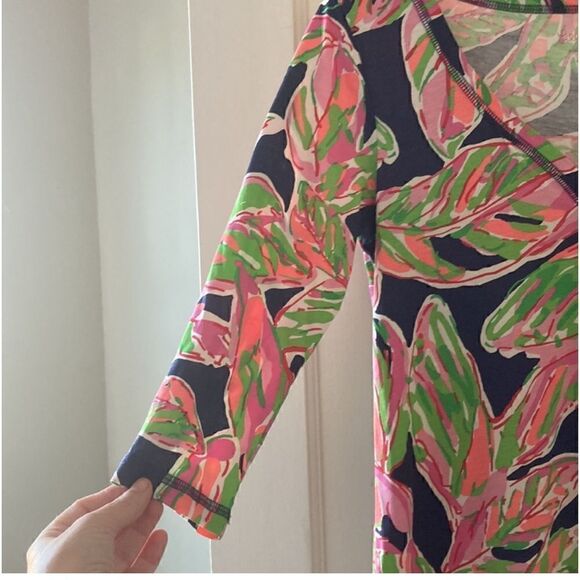 Lilly Pulitzer Palmetto Bright Navy In The Vias Dress - Picture 8 of 15